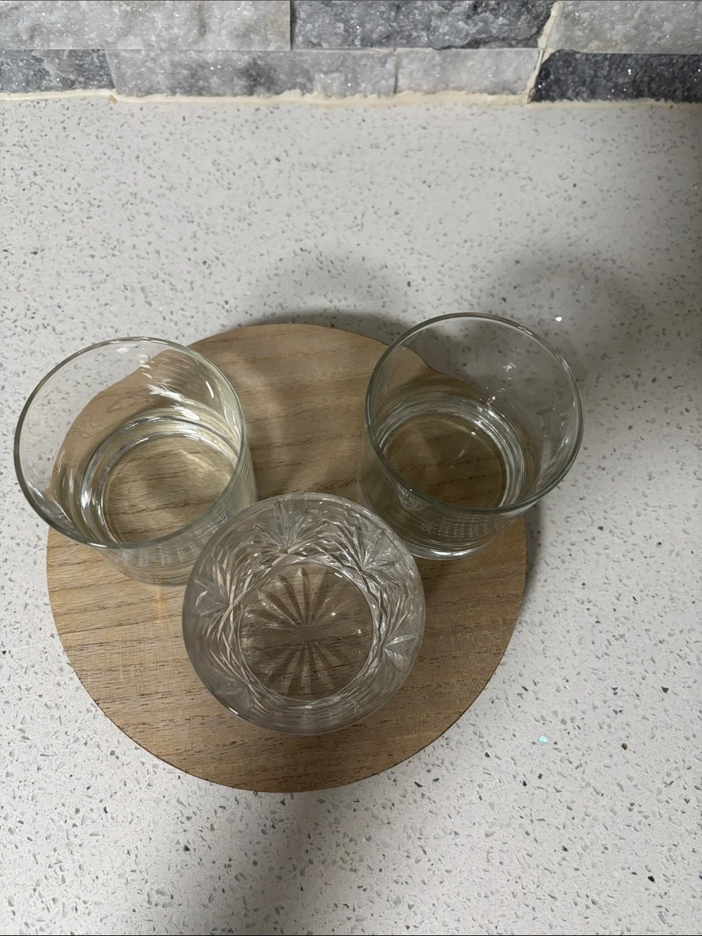 Woodford Reserve Glass Bourbon Whiskey   Lowball On The Rocks Glasses Set of 3
